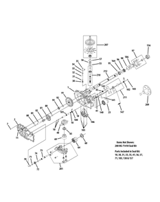 Transmission Lh 618-06020b Diagram and Parts List for Z-FORCEL48 (17CSDALB009-17CSDALB010)(2015) Cub Cadet Lawn Tractor